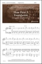 How Firm a Foundation SATB choral sheet music cover